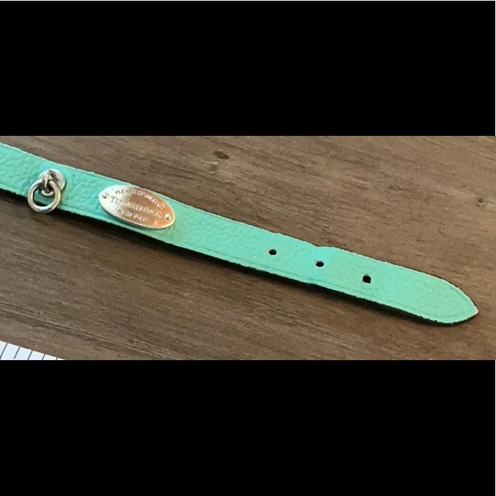 Tiffany & Co. Turquoise Leather Wrap Bracelet